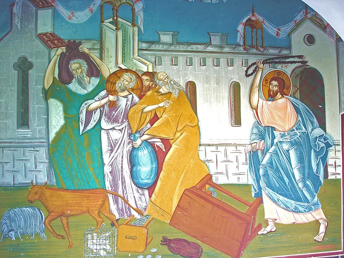 Rumänisches Kloster Cernica nahe Bukarest - Fresko